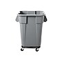Rubbermaid Brute Indoor Trash Can, Gray Plastic, 40 Gal. (FG353600GRAY)~#|#~sp44845556_sc7