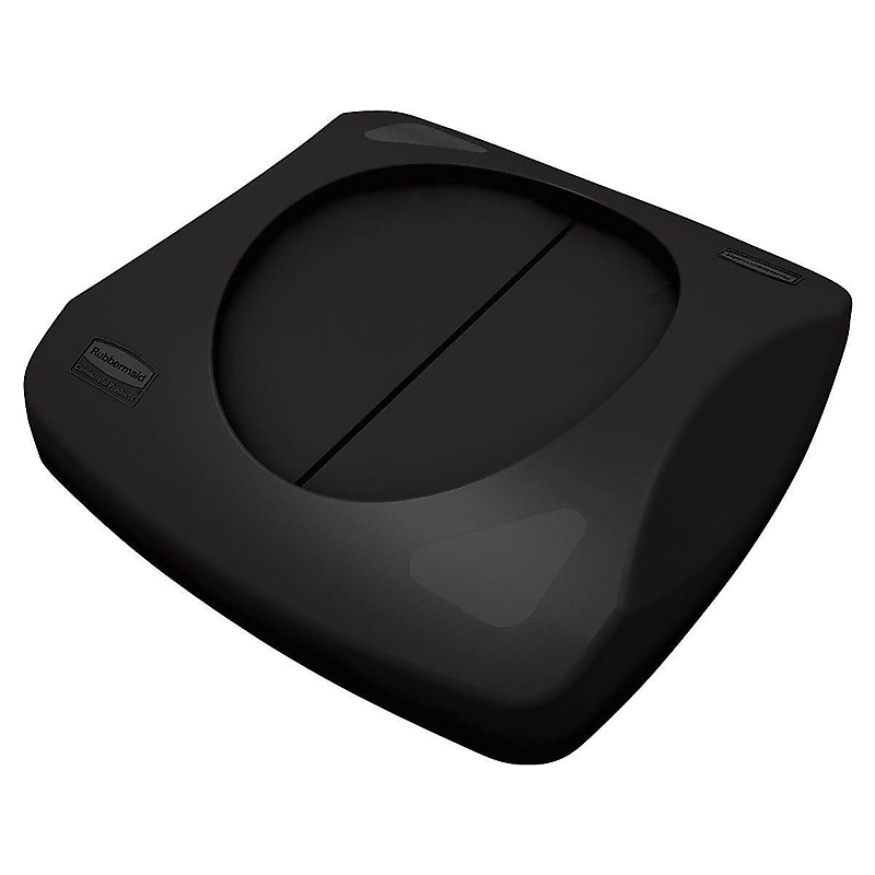 Rubbermaid Untouchable Indoor Lid, Black Plastic, 23 Gal. (FG268988BLA) image 1