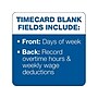 TOPS Time Cards for Pyramid 1000 Time Clock, 500/Box (TOP 1291)~#|#~sp44845588_sc7
