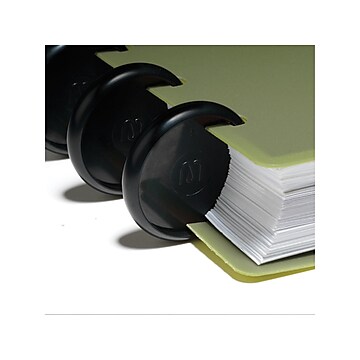 Staples Arc System 1" Notebook Expansion Discs, Black, 12/Pack (20773)