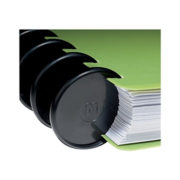 Staples Arc System 1-1/2" Notebook Expansion Discs, Black, 12/Pack (20774)