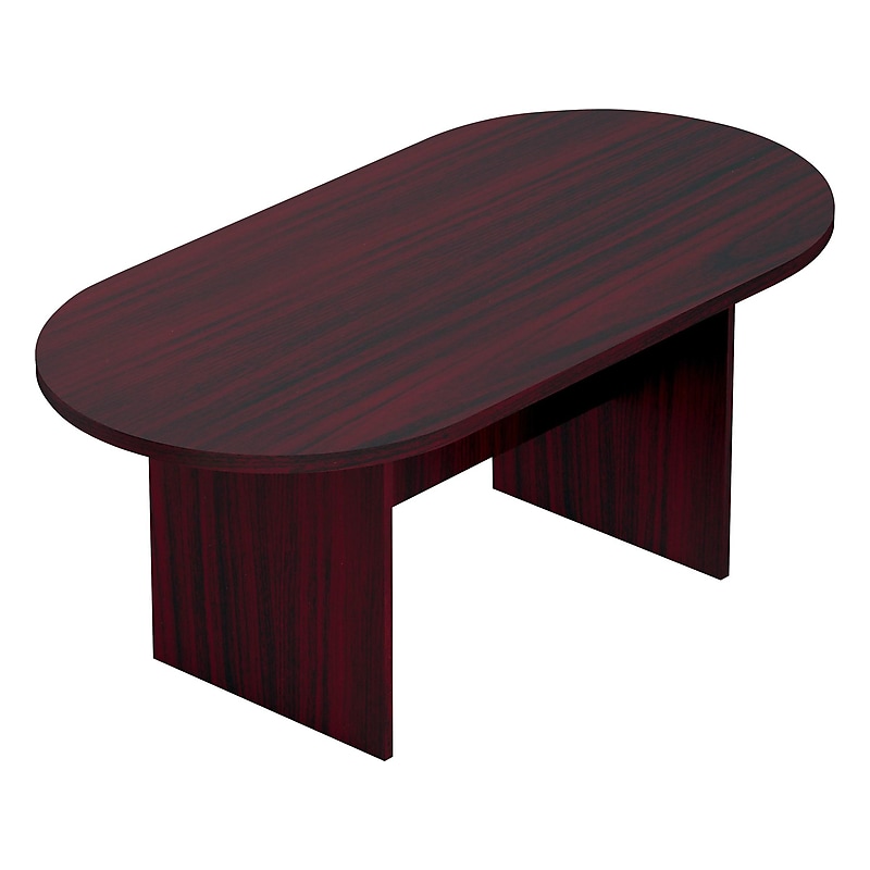 Offices To Go Superior 71''W Racetrack Conference Table, Mahogany (SL7136RS-AML) image 1