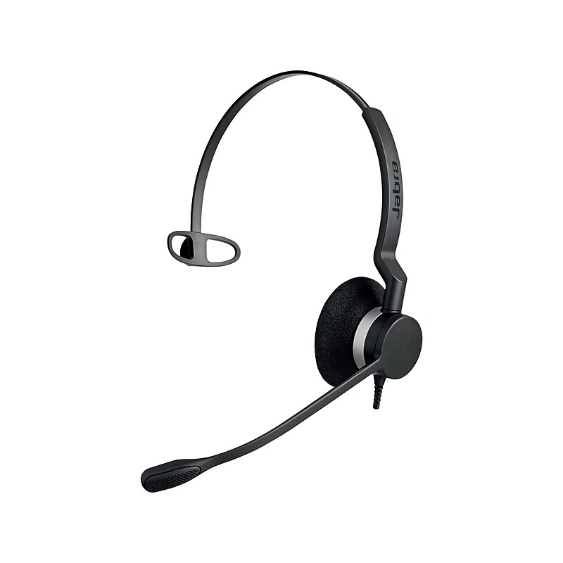 jabra BIZ 2300 QD Mono Noise-Canceling Phone Headset, Over-the-Head, Black (2303-820-105) image 1