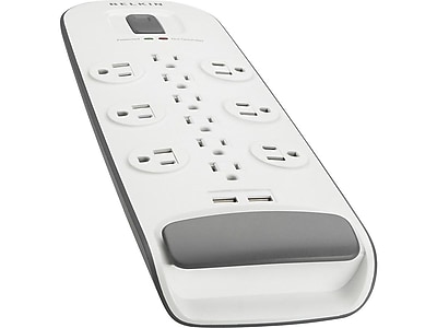 Belkin 12 Outlets Surge Protector, 6′ Cord, White (BV112050-06) Sansujyuku sansujyuku.com