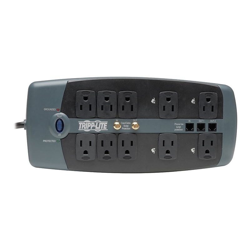 10 OUTLET SURGE SUPPRESSOR image 1