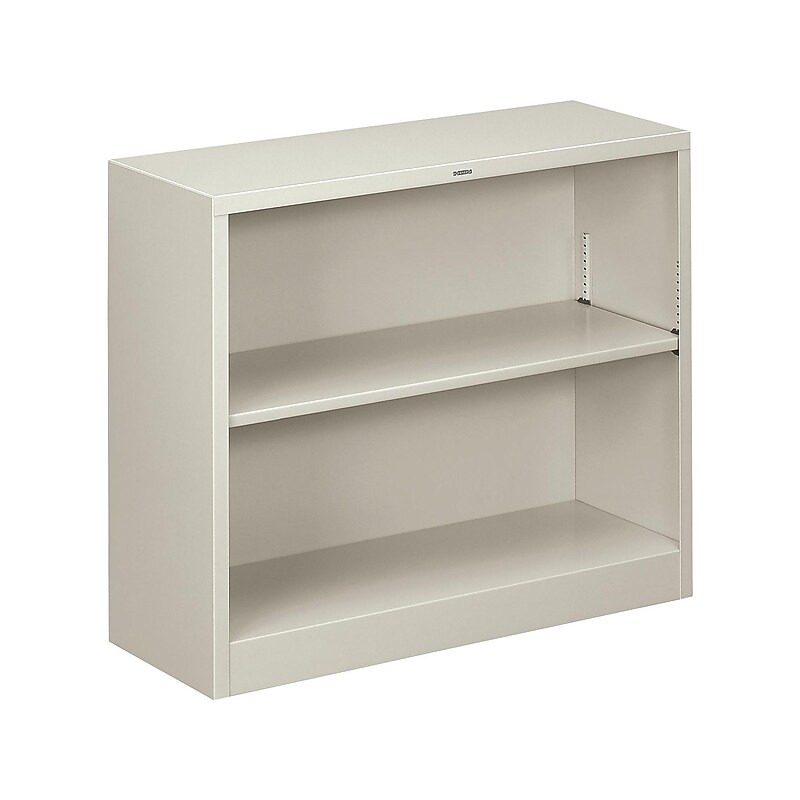 HON Brigade 2-Shelf Standard Bookcase, Light gray (HONS30ABCQ) image 1