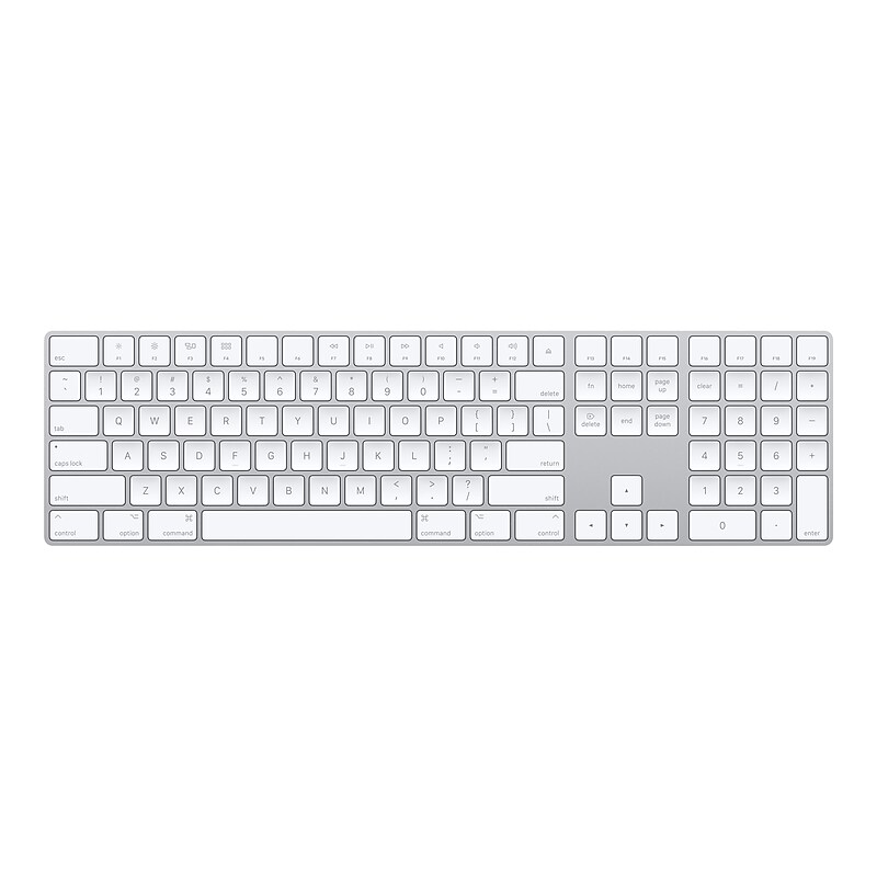 Apple Magic Wireless Keyboard, Silver (MQ052LL/A) image 1
