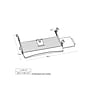 Fellowes Office Suites Adjustable Keyboard Drawer, Black (9140303)~#|#~sp44845918_sc7
