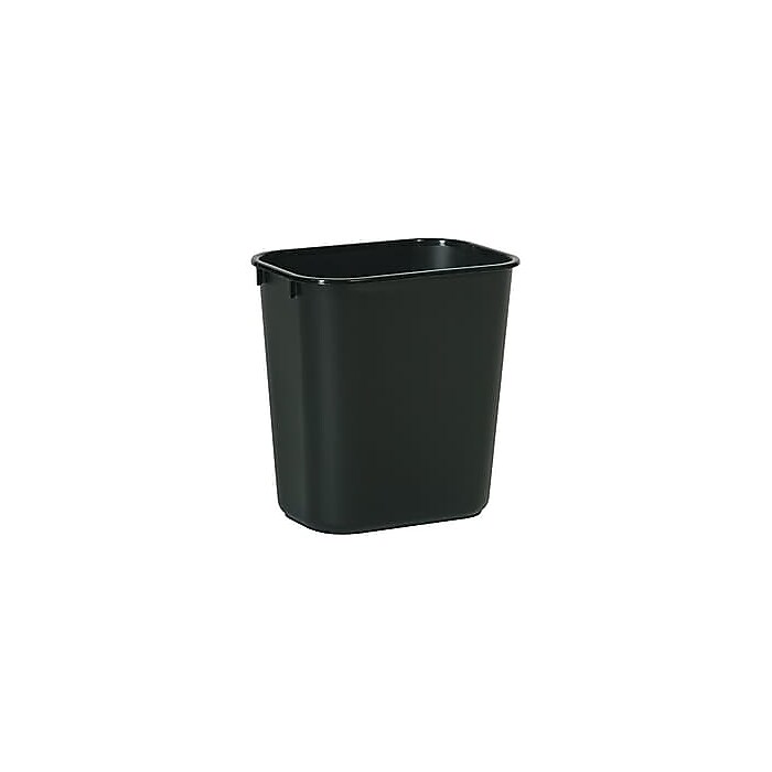 Rubbermaid Indoor Trash Can, Black Plastic, 3.25 Gal. (FG295500BLA