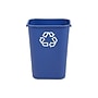 Rubbermaid Commercial Products Plastic Container, 10.25 Gal., Blue (FG295773BLUE)~#|#~sp44846131_sc7