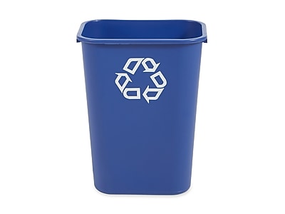 Rubbermaid Commercial Products Plastic Container, 10.25 Gal., Blue (FG295773BLUE) Simolary simolary.com