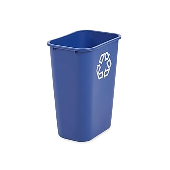 Rubbermaid Commercial Products Plastic Container, 10.25 Gal., Blue (FG295773BLUE)