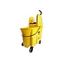 Rubbermaid Tandem Bucket & Side-Press Wringer, 31 qt. (7.75 Gal.), Yellow (FG738000YEL)~#|#~sp44846180_sc7