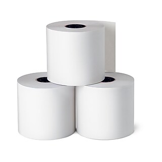 Staples Bond Paper Rolls, 2 1/4