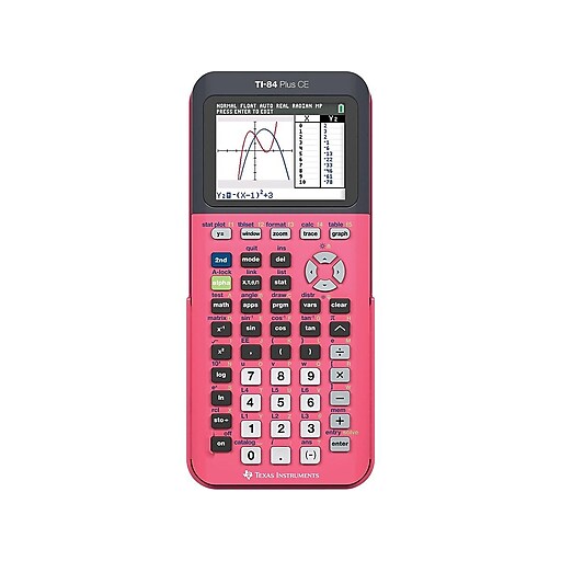 Texas Instruments TI84 CE Color Screen Graphing Calculator Staples