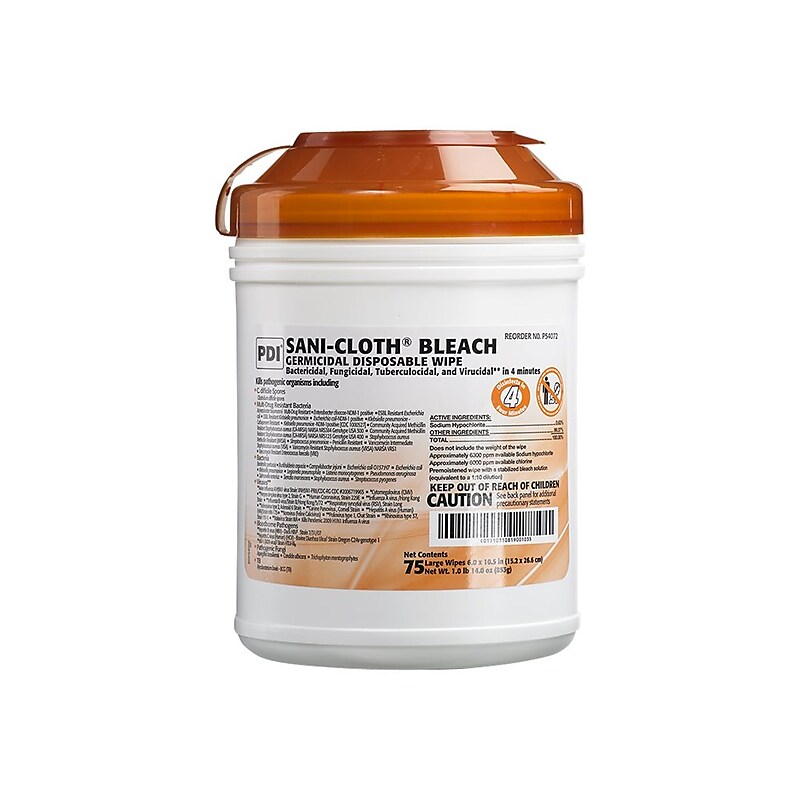 Sani-Cloth Disinfecting Wipes, 75/Pack (P54072) image 1