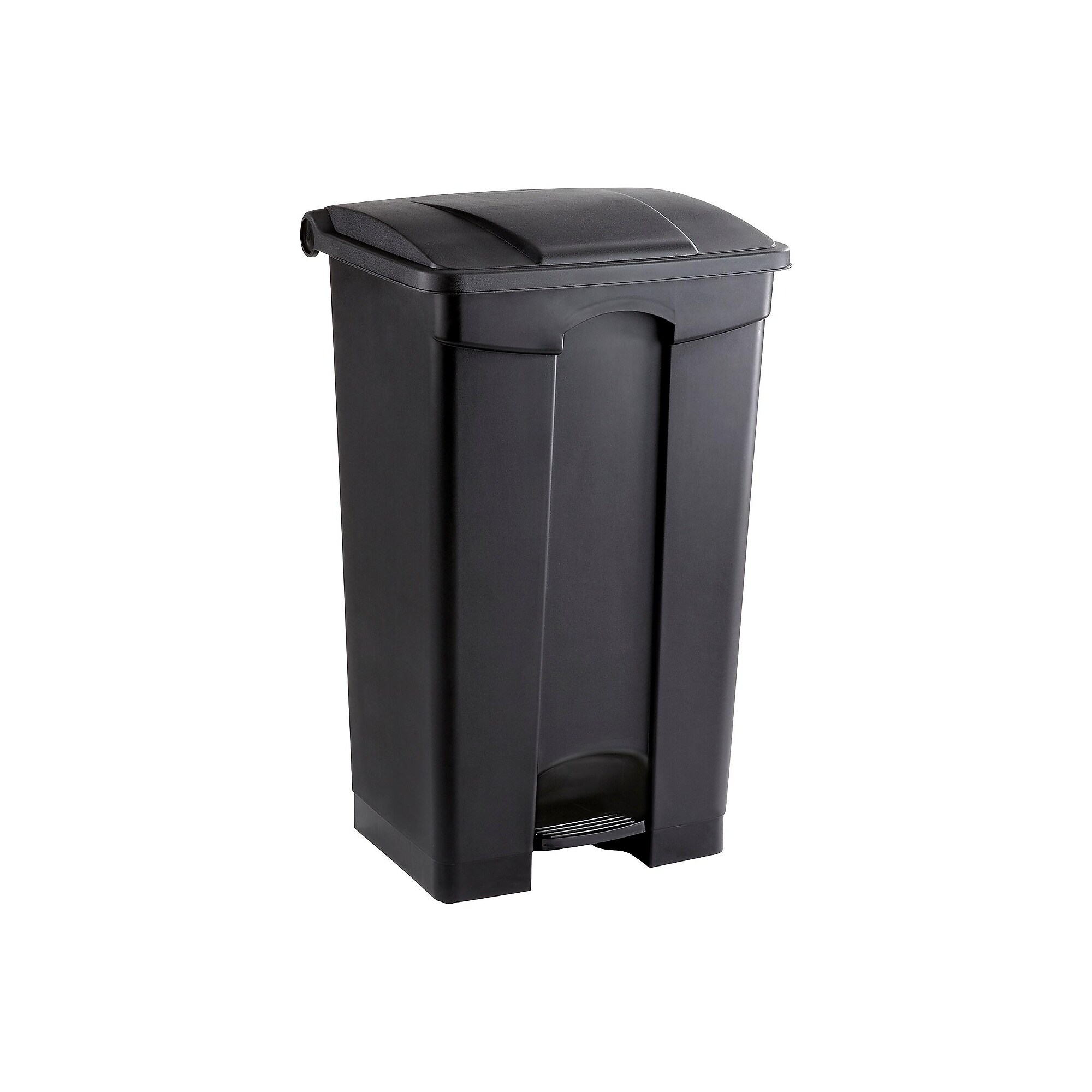 Safco Indoor Step Trash Can, Black Plastic, 23 Gal. (9923BL) Sansujyuku sansujyuku.com