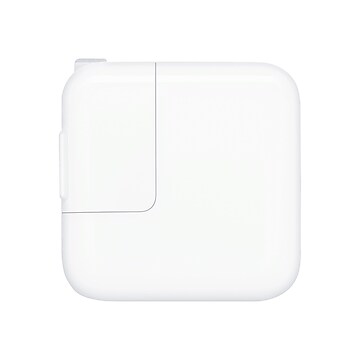 Apple 12W USB Adapter for iPhone/iPad/iPod Touch, White (MD836LL/A)