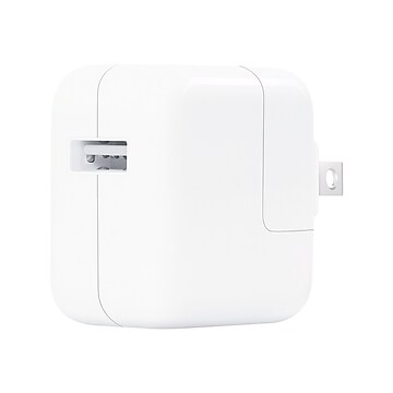 Apple 12W USB Adapter for iPhone/iPad/iPod Touch, White (MD836LL/A)