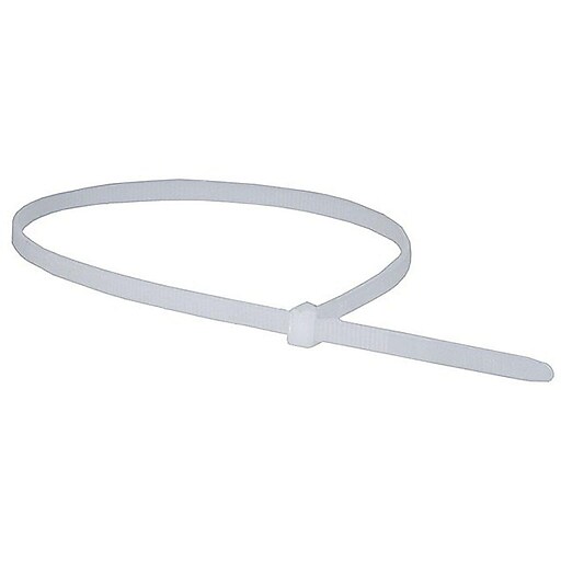 Shop Staples for Monoprice® 14" Cable Tie, White, 100/Pack