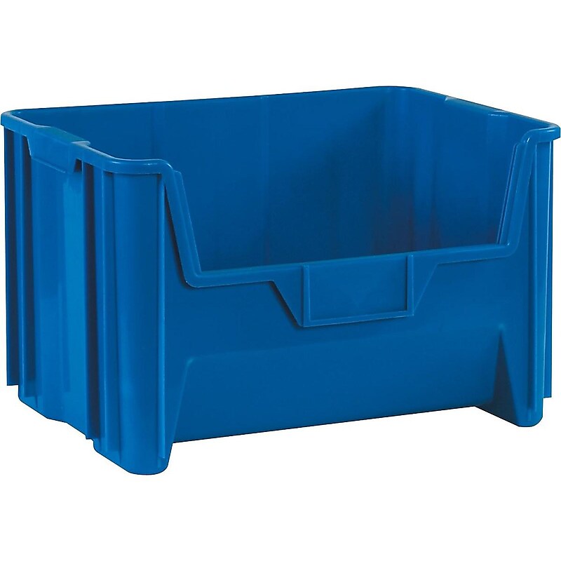 Quill Brand Giant Storage Bins, Blue, 3/Carton (BING110) image 1