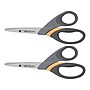 Westcott Titanium Bonded UltraSmooth 8" Heavy Duty Scissors, Blunt Tip, Gray/Yellow, 2/Pack (14107)~#|#~sp44851160_sc7