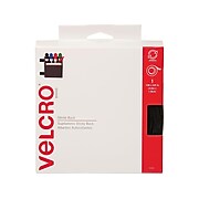 Velcro® Brand 3/4" x 15' Sticky Back Hook & Loop Fastener Roll, Black (90081)