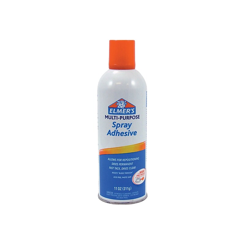 Elmer's Multi-Purpose Craft Spray Adhesive, 11 oz., White (E451) image 1