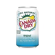 Canada Dry Original Seltzer Water, 12 Oz., 24/Carton (00078000147162)