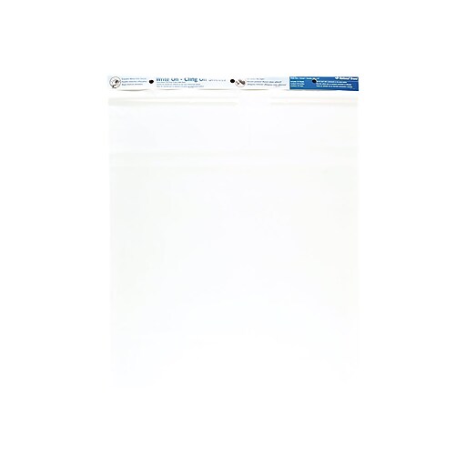 Write OnCling Perforated Poly Static Sheets™, White, 27" x 34", 35