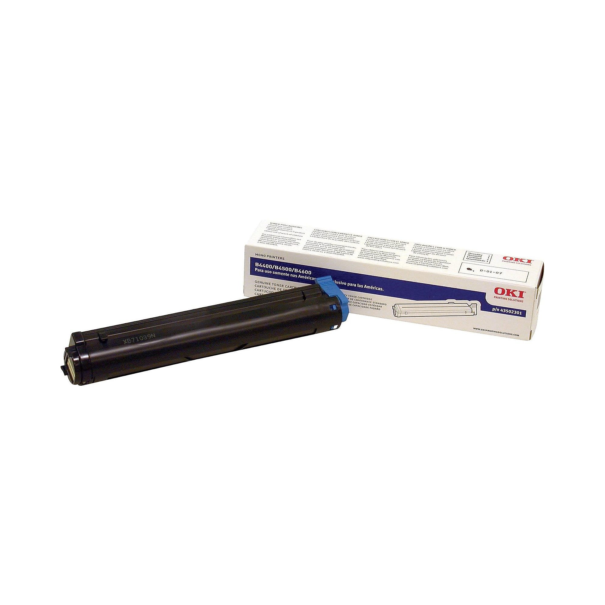 OKI 43502301 Black Standard Yield Toner Cartridge (1773538) Sansujyuku sansujyuku.com