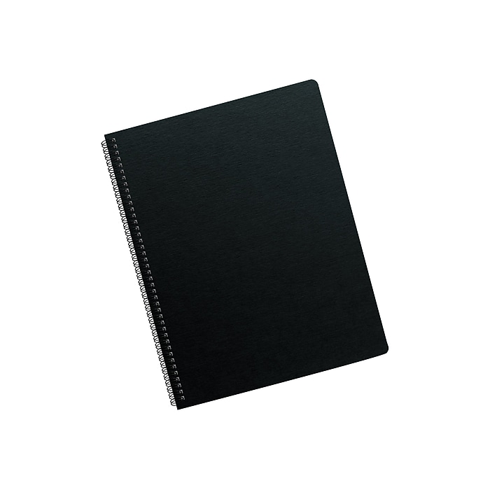 Fellowes Futura Presentation Covers, Oversize, Black, 25/Pack