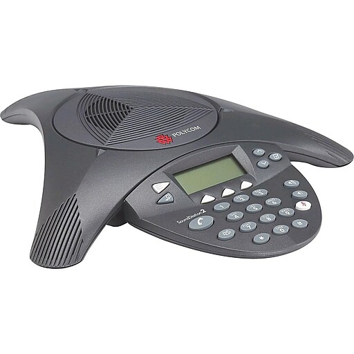 SoundStation2 220016200001 Corded Phone, Gray at Staples