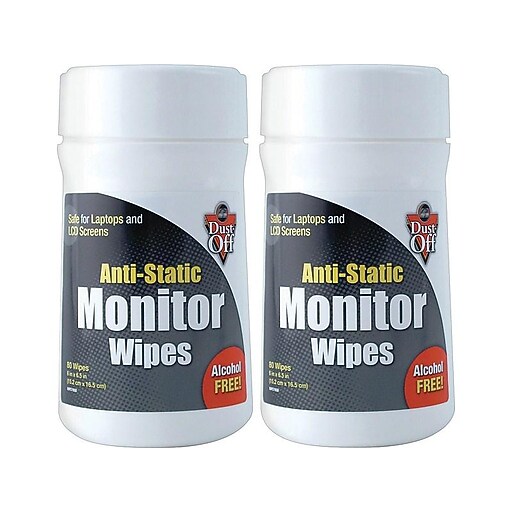 DustOff Wipes, 80 count, 2/Pack (DSCT2) Staples