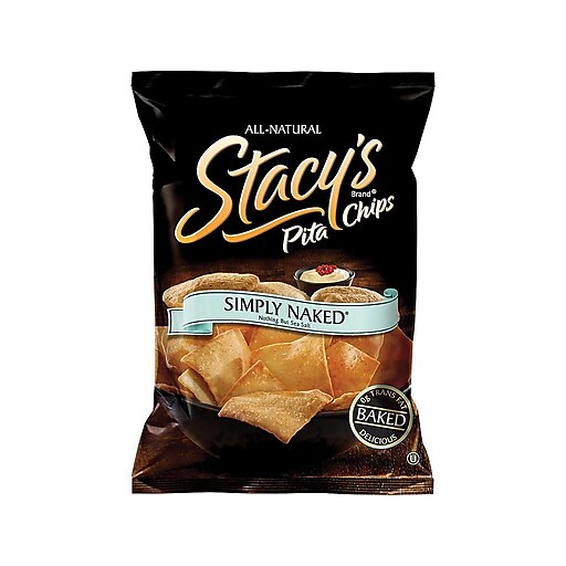 Stacys Pita Chips Simply Naked, 1.5 oz, 24 Count 