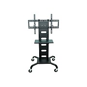 Luxor Steel TV Stand, Black, Screens up to 60" (WPSMS51)
