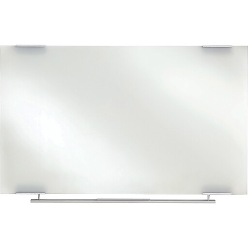 ICEBERG Clarity Glass DryErase Whiteboard, 5' x 3' (31150) Staples