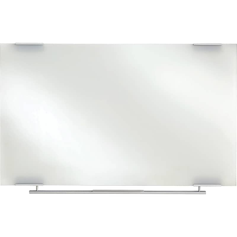 ICEBERG Clarity Glass Dry-Erase Whiteboard, 5' x 3' (31150) image 1