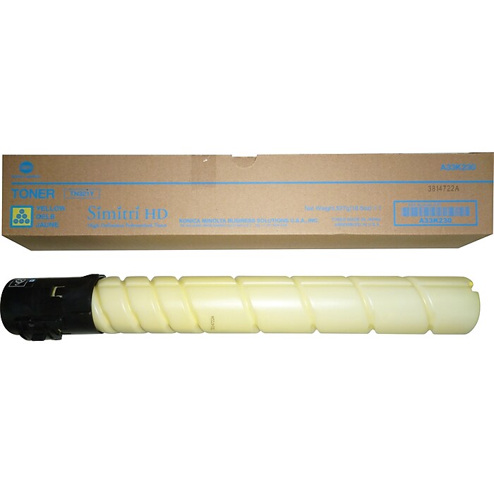 Konica Minolta TN-321 Yellow Standard Yield Toner Cartridge