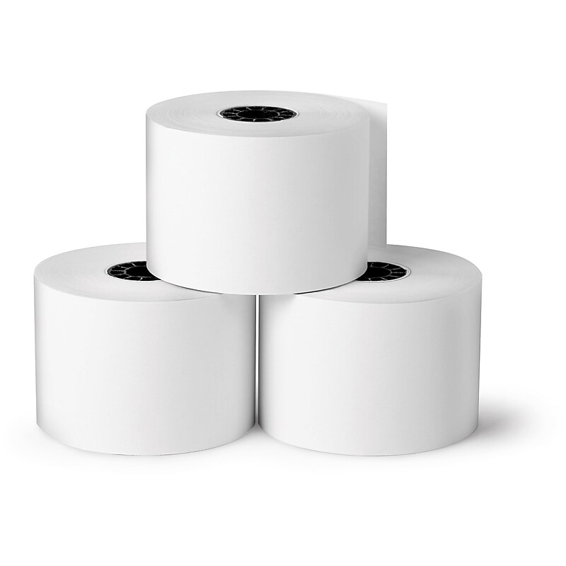 Staples Bond Paper Rolls, 1 7/10" x 128', 10/Pack (18219-CC) image 1
