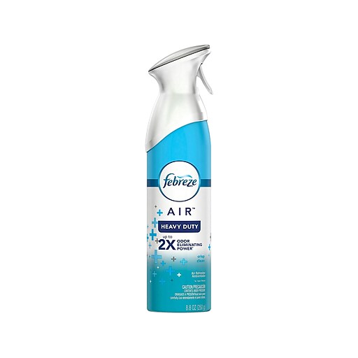 Febreze® AIR™ Freshener Heavy Duty Spray, Crisp Clean, 8.8 oz. at Staples