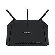 NETGEAR R6400-100NAS Dual Band Wireless and Ethernet Router, Black