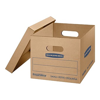 Bankers Box® SmoothMove 15" x 10" x 12" Moving Box, Kraft, 10/Carton (7714203)