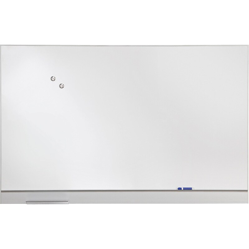 ICEBERG Polarity Steel Dry-Erase Whiteboard, Aluminum Frame, 6' x 4' (31260) image 1