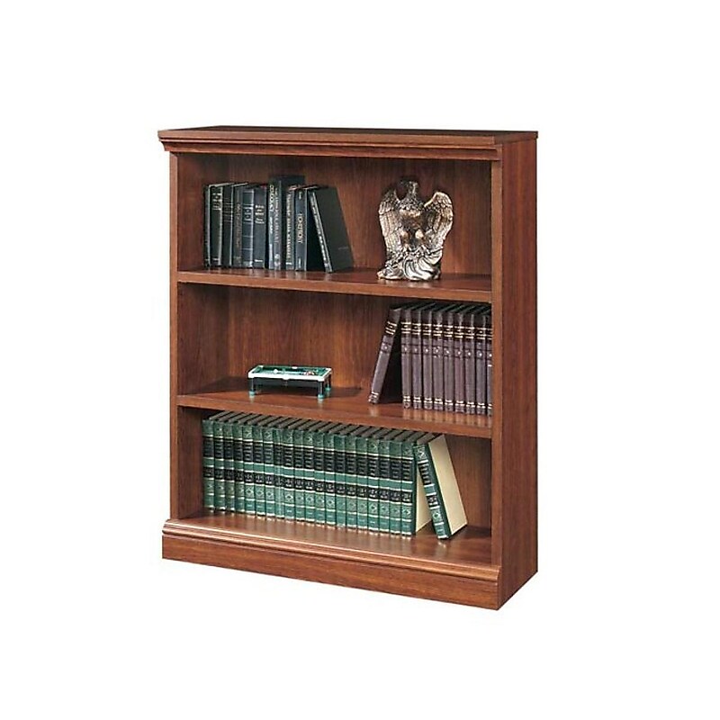 Sauder Camden County 3-Shelf Standard Bookcase, Cherry (101783) image 1
