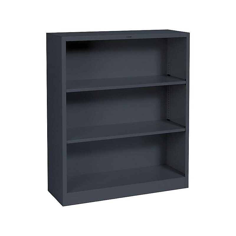 HON Brigade 3-Shelf Standard Bookcase, Charcoal (HONS42ABCS) image 1