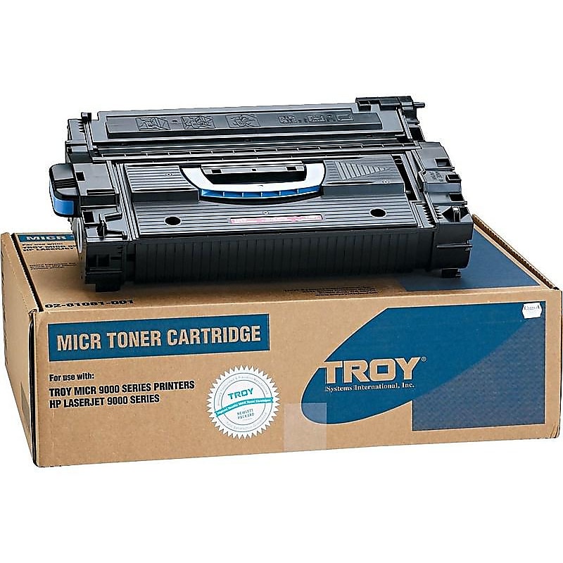 Troy Toner Secure HP 43X MICR Cartridge, Black (02-81081-001) image 1