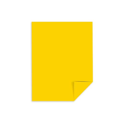 Neenah Cardstock, 65 lb., 8.5 x 11, Solar Yellow, 250 Sheets 