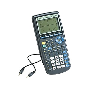Texas Instruments TI-83 PLUS Graphing Calculator, Black (TEX-TI 83 PLUS)