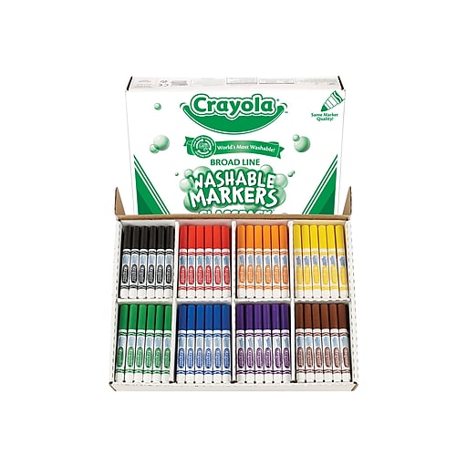 Crayola 12 Count Black Original Bulk Markers for sale online